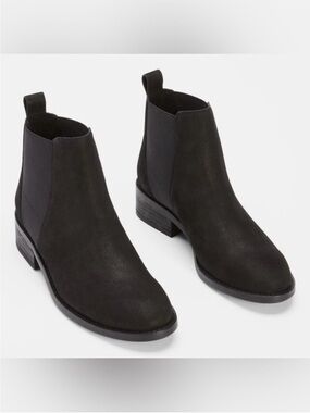Eileen Fisher Roy Tumbled Nubuck Leather Booties